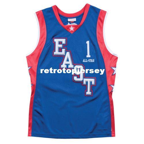 Tracy McGrady 2004 east Basketball Jersey All Size Embroidery Stitched Customize any name and name XS-6XL vest Jerseys Ncaa