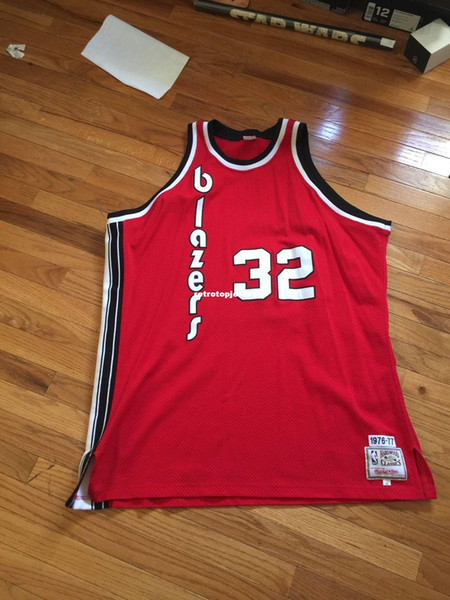 Rare Bill Walton #32 Sewn Mitchell & Ness Vintage 1976-77 Jersey Sz 56 Mens Vest Size XS-6XL Stitched basketball Jerseys Ncaa