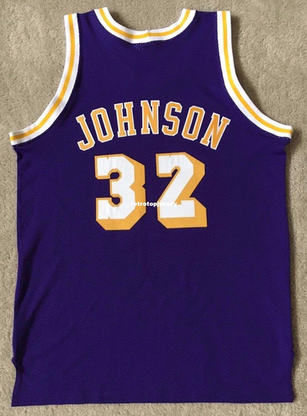 Top RARE USA #32 JOHNSON Sewn JERSEY Mitchell & Ness M&N Mens Vest Size XS-6XL Stitched basketball Jerseys Ncaa