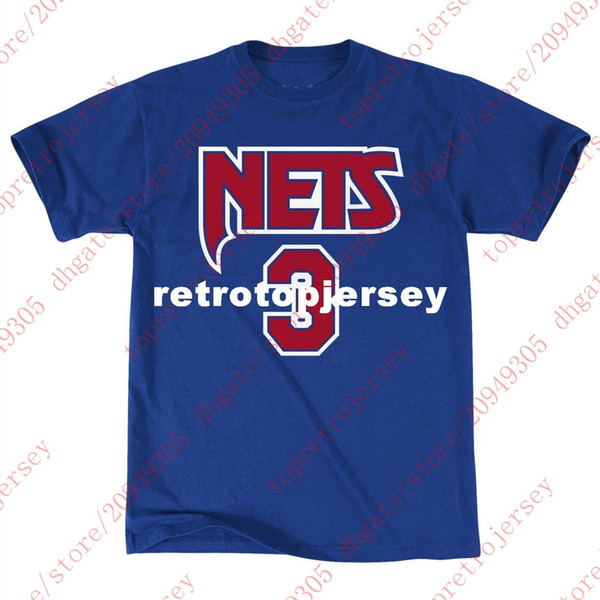 Cheap Custom #3 Drazen Petrovic Mitchell & Ness Top Men's 