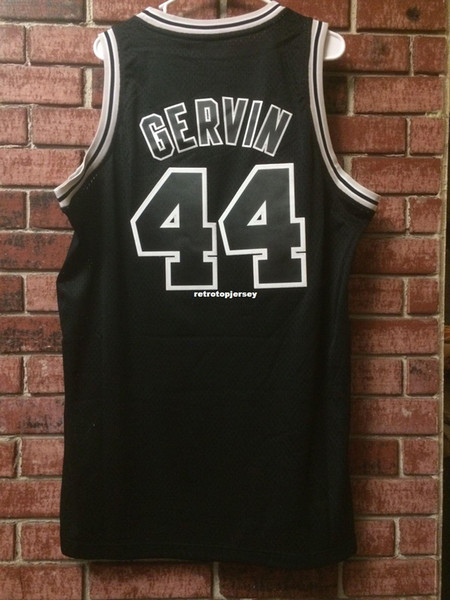 Cheap wholesale George Gervin #44 Jersey AD Sewn Mens T-shirt vest Stitched Basketball jerseys Ncaa