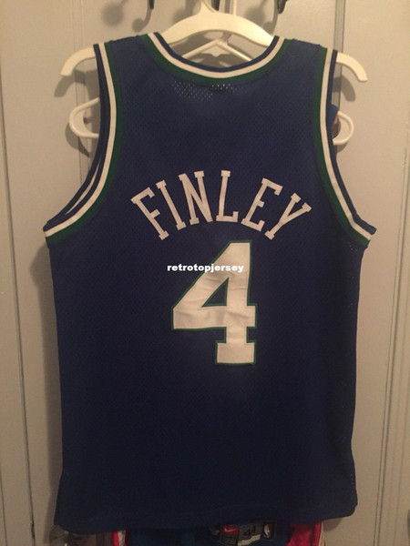 Cheap wholesale Michael Finley 4# Jersey nk Sewn Dirk T-shirt vest Stitched Basketball jerseys Ncaa