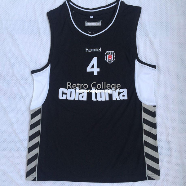 #4 ALLEN IVERSON BESITA COLAS TURKA Basketball Jerseys Mens 100% Double Stitched Top Quality XS-6XL vest Jerseys Ncaa