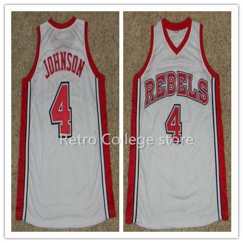 #4 LARRY JOHNSON #50 Greg ANTHONY #32 Stacey AUGMON UNLV RUNNIN REBELS Top college basketball jerseys Customize any size n XS-6XL vest Jerse