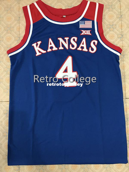 #4 Devonte Graham Kansas Jayhawks KU Top Basketball Jersey All Size Embroidery Stitched Customize any name and name XS-6XL vest Jerseys Ncaa