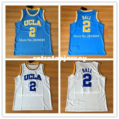 Latest #2 Lonzo Ball UCLA Bruins College Basketball Jersey Stitched S-2XL vest Jerseys Ncaa