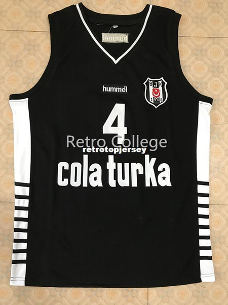 #4 ALLEN IVERSON BESITA COLAS TURKA BASKETBALL JERSEY Sewn Stitches Customize any size and name XS-6XL vest Jerseys Ncaa