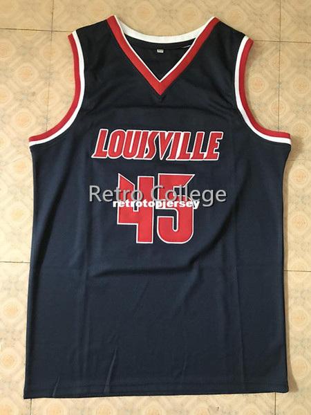 Donovan Mitchell #45 Louisville Cardinals Top stitched Sewn basketball jerseys Customize any number and name XS-6XL vest Jerseys Ncaa