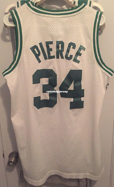 Cheap wholesale #34 Paul Pierce Jersey Men AD Sewn T-shirt vest Stitched Basketball jerseys Ncaa