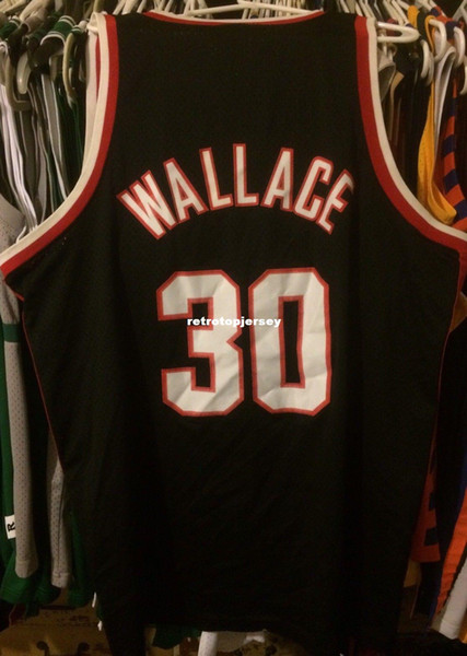 Cheap wholesale Rasheed Wallace Jersey nk Rewind #30 T-shirt vest Stitched Basketball jerseys Ncaa