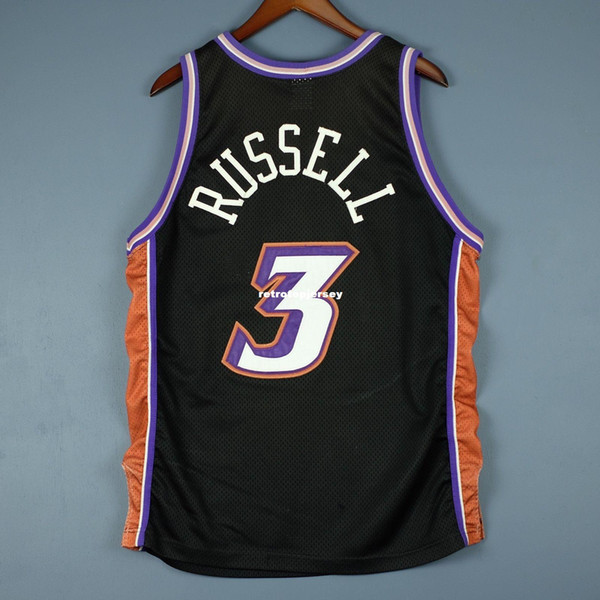 100% Stitched #3 Bryon Russell Champion Sewn Jersey malone stockton Mens Vest Size XS-6XL Stitched basketball Jerseys Ncaa