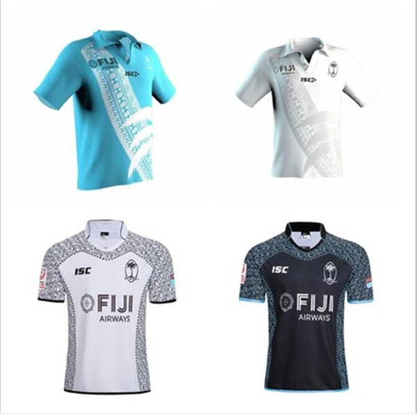 2018 2019 world cup fiji home white Rugby jersey Sevens Olympic Shirt 18 19 National 7's Rugby Jersey s-3xl