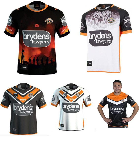 2019/20 Western Tigers Rugby jerseys New Zealand Rugby suit wests tigers jersey 2019/2020 National Leagues West Tiger Home Rugby shirt