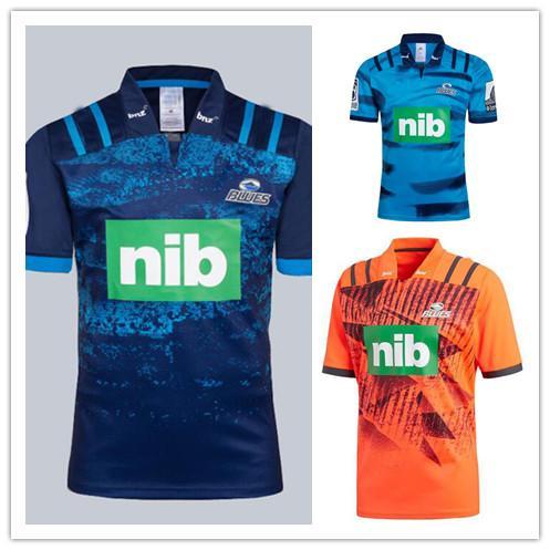 DHL free shipping! blues 2018 2019 home away rugby Jerseys National Rugby League shirt jersey 18 19 New Zealand blues shirts s-3xl