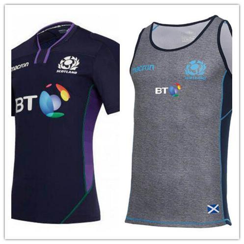 Free Shipping 2018 Scotland Rugby Jersey Supper Scottish Rugby Shirts Maillot de Foot 2017-2018 New Zealand Away Maillot de Foot Rugby