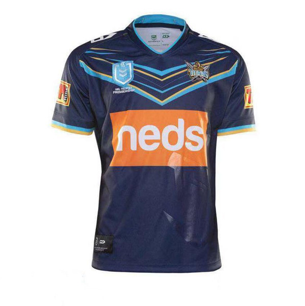 Custom names and numbers 2019 2020 GOLD COAST TITANS HOME JERSEY Rugby jerseys National Rugby League shirt Jersey s-3xl