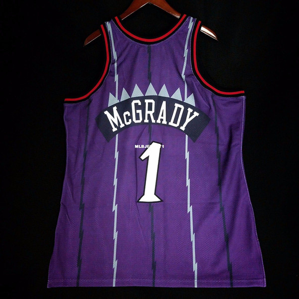 100% Stitched Tracy Mcgrady Mitchell Ness wholesale Jersey Mens Mens Vest Size XS-6XL Stitched basketball Jerseys Ncaa
