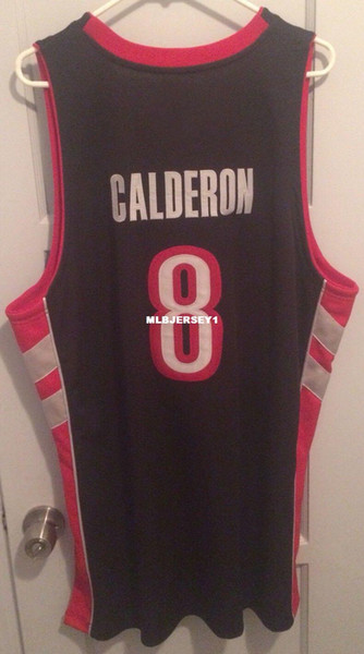Cheap wholesale Jose Calderon 8# Jersey New Sewn AD T-shirt vest Stitched Basketball jerseys Ncaa
