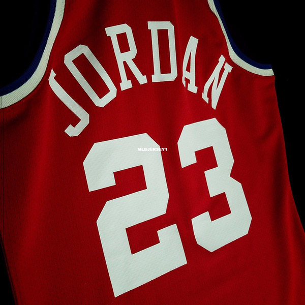 100% Stitched Michael #23 Mitchell & Ness 1989 Jersey Red Mens Vest Size XS-6XL Stitched basketball Jerseys Ncaa