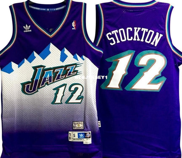 JOHN STOCKTON #12 Sewn high quality Retro Vintage Top JERSEY Men
8000
s Vest Size XS-6XL Stitched basketball Jerseys Ncaa