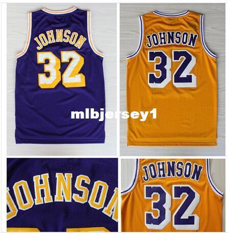 #32 Johnson Jersey ,Earvin Johnson Basketball Jersey, Basketball Jersey,Stitched Logo Size:S-XXXL Ncaa College