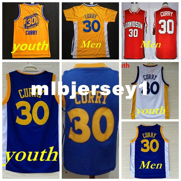 cheap Youth and Men #30 SC Jersey kids,Stitched Wholesale Cheap Top Quality Blue White Steph SC Basketball Jersey Ncaa College
