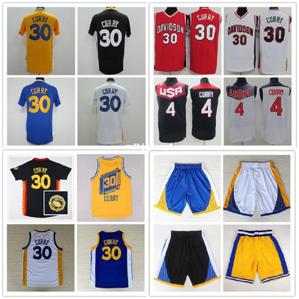 #30 S SC Basketball Jersey Stitched Retro College Basketball Short Jerseys Retro 30 Stephen SC Jersey OA019 Ncaa College