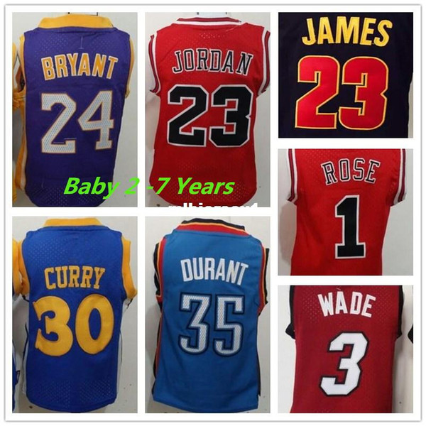 New youth Basketball Jerseys Toddler,All Stitiched Children Stephen SC Kids Jersey KD Baby Jersey Ncaa College