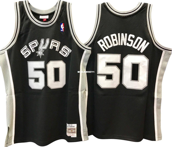 DAVID ROBINSON #50 Sewn high quality Retro Black Vintage Top JERSEY Mens Vest Size XS-6XL Stitched basketball Jerseys Ncaa