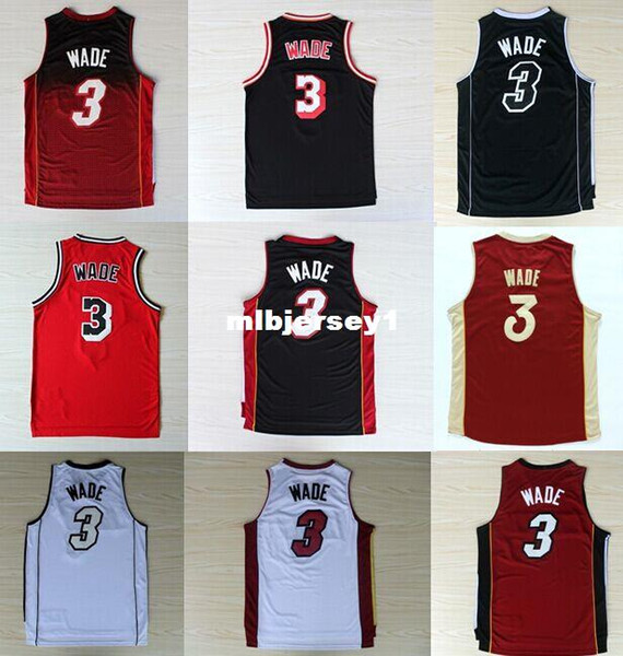 Hot sale New Material #3 Dw jerseys Embroidery Stitched Wholesale men's Basketball Jerseys size S-XXL Ncaa College