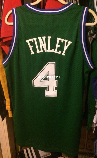 Cheap wholesale Michael Finley Jersey RB #4 Mens Green T-shirt vest Stitched Basketball jerseys Ncaa
