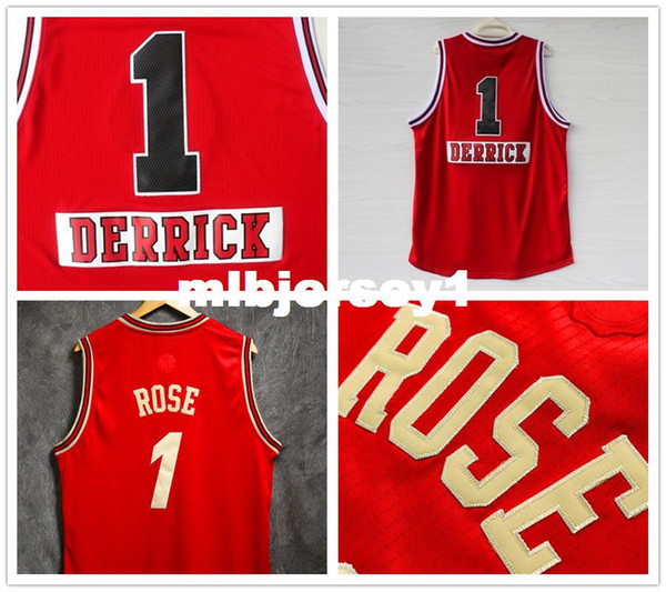 Discount style dr #1 Christmas Men's basketball Jersey Embroidery Logo Jerseys Red sport shirt Free shipping Ncaa College