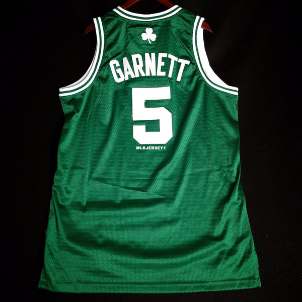 100% Stitched Kevin Garnett 5# Sewn wholesale Jersey Mens Vest Size XS-6XL Stitched basketball Jerseys Ncaa