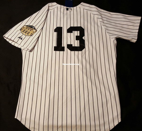 Cheap Majestic NEW YORK #13 ALEX RODRIGUEZ ON FIELD Jersey Mens Stitched Wholesale Big And Tall SIZE XS-6XL baseball jerseys