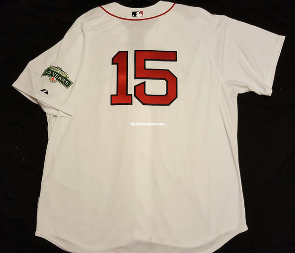 Dustin Pedroia Cheap Majestic BOSTON #15 D. PEDROIA, HOME WHITE, Jersey Mens Stitched Wholesale Big And Tall SIZE XS-6XL baseball jerseys