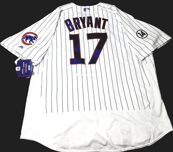 MAJESTIC Cheap CHICAGO #17 KRIS BRYANT FLEX / COOL BASE Jersey Mens Stitched Wholesale Big And Tall SIZE XS-6XL baseball jerseys