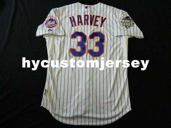 Cheap Majestic NEW YORK #33 MATT HARVEY W S PATCH COOL BASE Jersey Mens Stitched Wholesale Big And Tall SIZE XS-6XL baseball jerseys