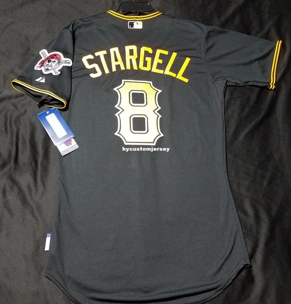 Cheap Majestic PITTSBURGH 8 WILLIE STARGELL COOL BASE Jersey Mens Stitched Wholesale Big And Tall SIZE XS-6XL baseball jerseys