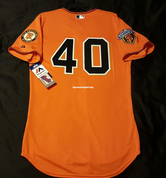 Cheap Majestic San Francisco 40# MADISON BUMGARNER COOLBASE Jersey Mens Stitched Wholesale Big And Tall SIZE XS-6XL baseball jerseys