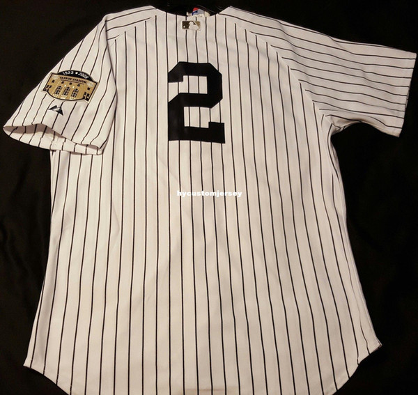 Cheap Majestic NEW YORK DEREK JETER #2 ON FIELD Jersey Mens Stitched Wholesale Big And Tall SIZE XS-6XL baseball jerseys