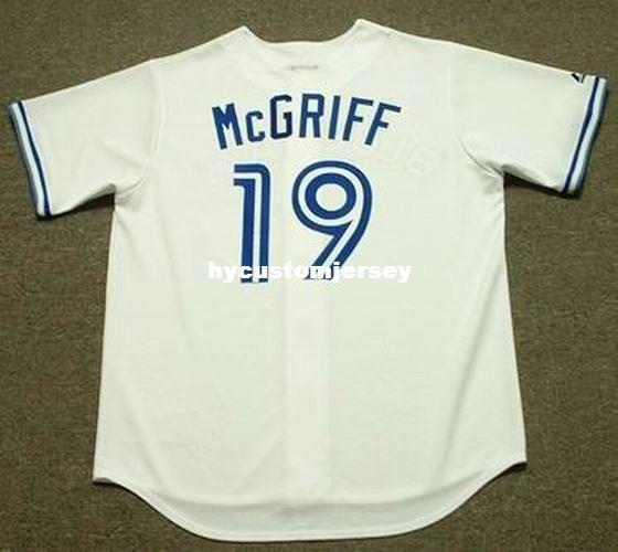 Cheap Custom FRED McGRIFF Toronto Stitched 1990 Top Sewing Home shirt Jersey Retro Mens Jerseys SIZE XS-4XL.5XL