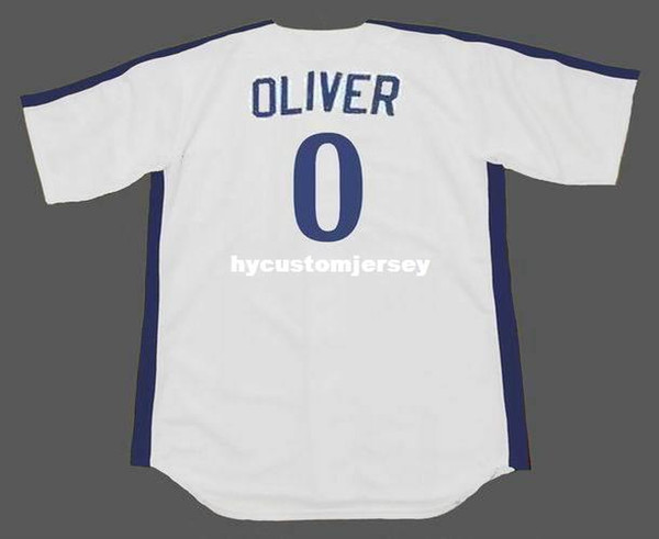 Cheap Custom AL OLIVER Montreal Stitched 1982 Top Sewing Home shirt Jersey Retro Mens Jerseys SIZE XS-4XL.5XL