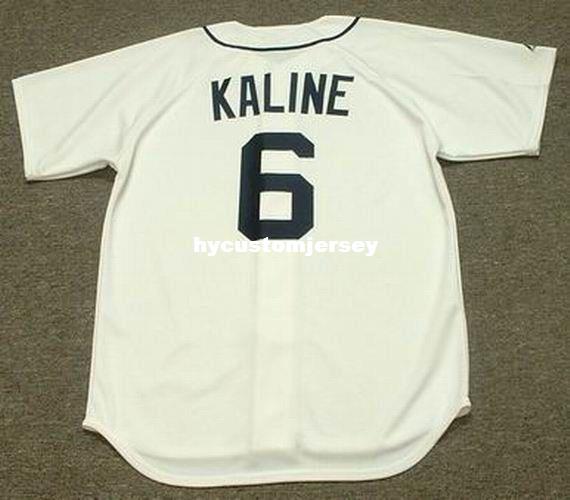 Cheap Custom AL KALINE Detroit Stitched Top Sewing Vintage Home shirt Jersey Retro Mens Jerseys SIZE XS-4XL.5XL