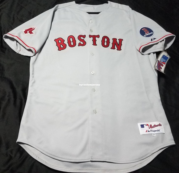 Cheap Majestic BOSTON blank STRONG PATCH IN GAME Jersey Mens Stitched Wholesale Big And Tall SIZE XS-6XL baseball jerseys