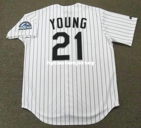 Cheap Custom ERIC YOUNG Colorado Stitched 1996 Top Sewing Vintage Home shirt Jersey Retro Mens Jerseys SIZE XS-4XL.5XL