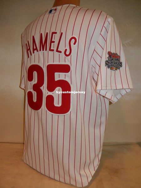 Cheap custom Philadelphia #35 COLE HAMELS 2008 