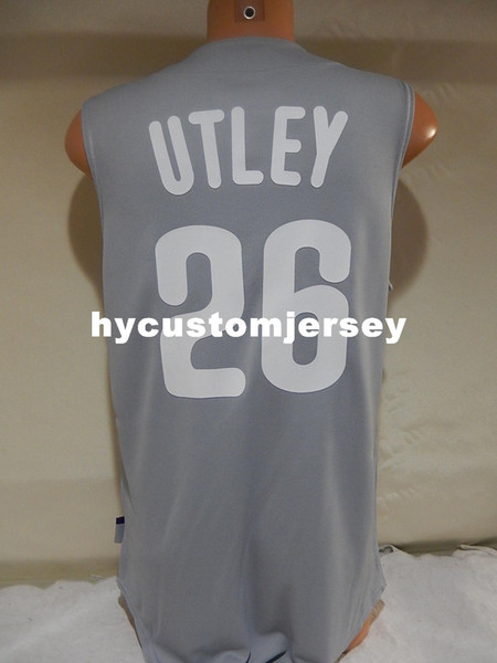 Cheap custom Majestic #26 CHASE UTLEY Sleeveless Baseball JERSEY New GRAY BLOWOUT Mens stitched jerseys Big And Tall SIZE XS-6XL For sale