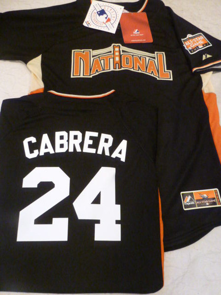 Cheap custom 2007 NATIONAL LEAGUE #24 MIGUEL CABRERA Blank Top All-Star Jersey Mens stitched jerseys Big And Tall SIZE XS-6XL For sale