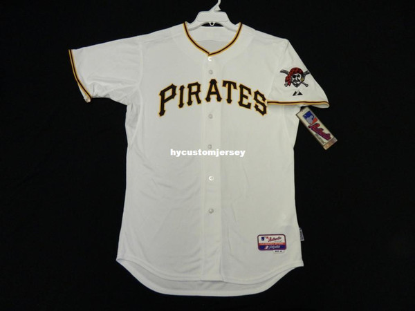 Cheap Majestic PITTSBURGH blank HOME WHITE COOL BASE Jersey Mens Stitched Wholesale Big And Tall SIZE XS-6XL baseball jerseys