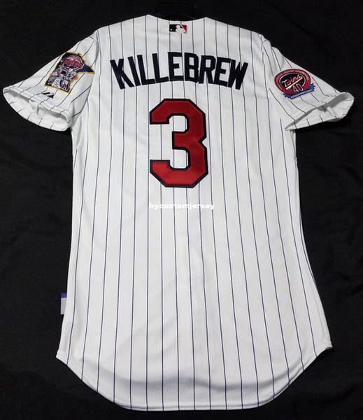 Cheap Majestic MINNESOTA #3 HARMON KILLEBREW COOL BASE Jersey Mens Stitched Wholesale Big And Tall SIZE XS-6XL baseball jerseys